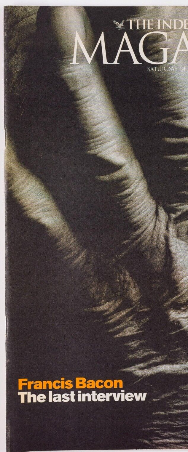 FRANCIS BACON last interview FRANCIS GIACOBETTI Messengers INDEPENDENT magazine