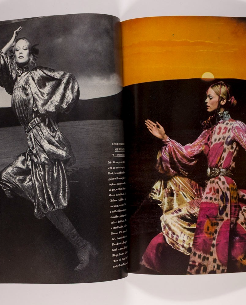 Ann Shaufuss ZAMBIA Thea Porter VOGUE December 1970 David Bailey JEAN SHRIMPTON