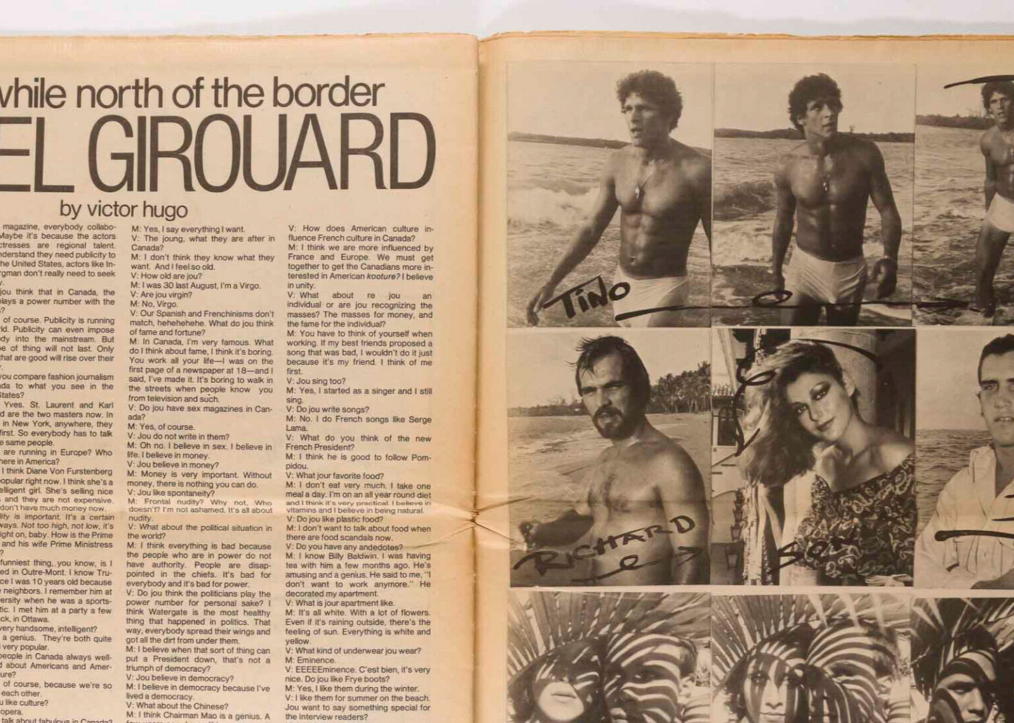 Antonio Lopez PUERTO RICO Holly Woodlawn JEAN-PAUL GOUDE Interview magazine 1975