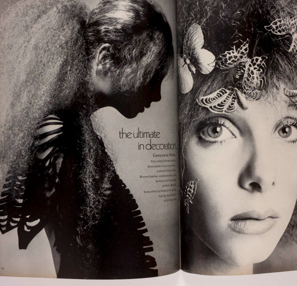Ann Shaufuss ZAMBIA Thea Porter VOGUE December 1970 David Bailey JEAN SHRIMPTON