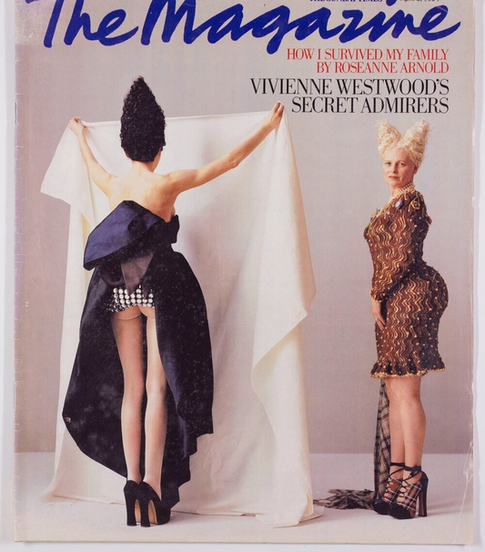 Vivienne Westwood DREW BARRYMORE Roseanne Arnold BOY GEORGE Times magazine 90s