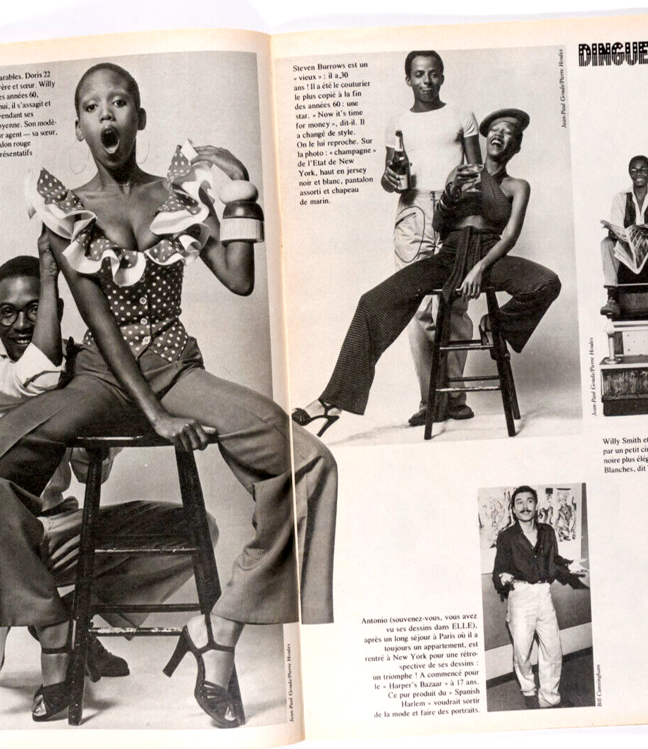 ANTONIO LOPEZ Stephen Burrows JEAN PAUL GOUDE Janice Dickinson WARHOL ~ NYC Elle