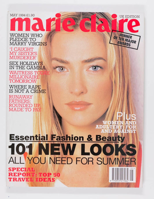 Tatjana Patitz NIKI TAYLOR Richard Burton MARIE CLAIRE May 1994 Kathleen Turner