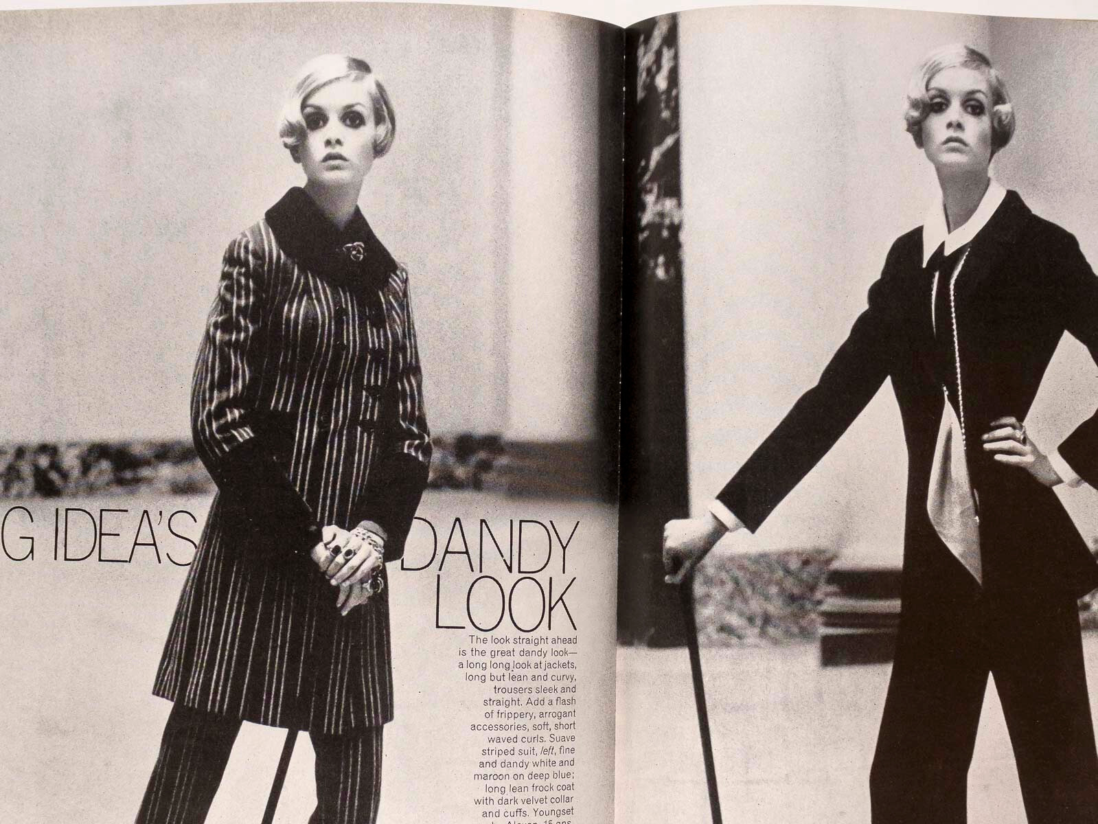 Van Rooy TWIGGY Veruschka VOGUE September 15 1967 Parkinson NEWTON Penelope Tree