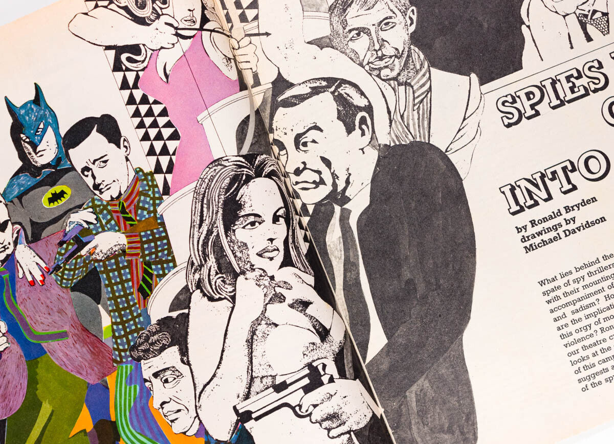 Danny La Rue LULU Rene Sartoris RONALD BRYDEN Michael Davidson OBSERVER MAGAZINE