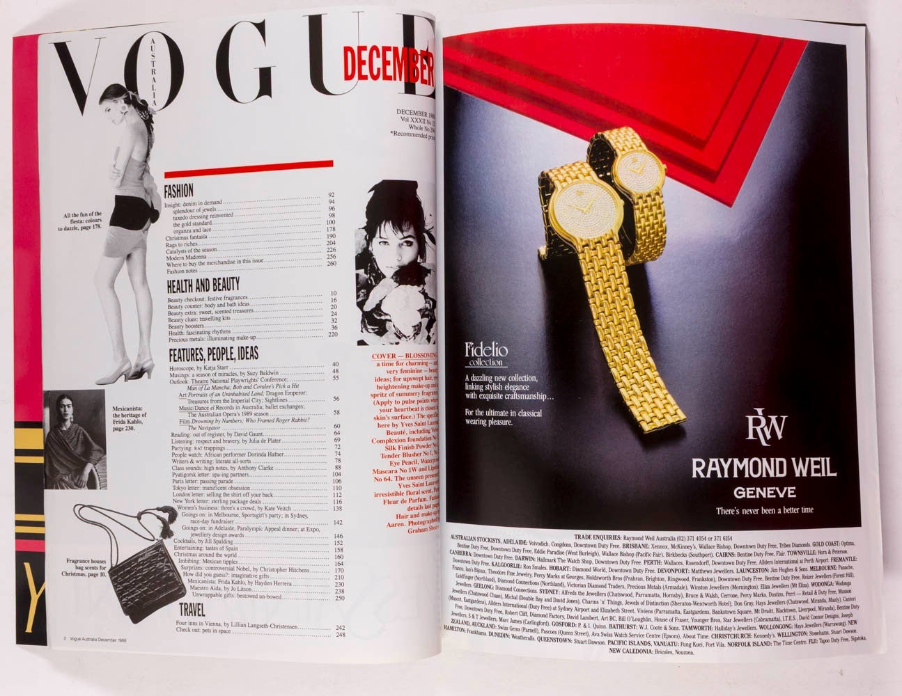 Lauren Lindbergh DORINDA HAFNER Frida Kahlo VOGUE AUSTRALIA December 1988 Denim