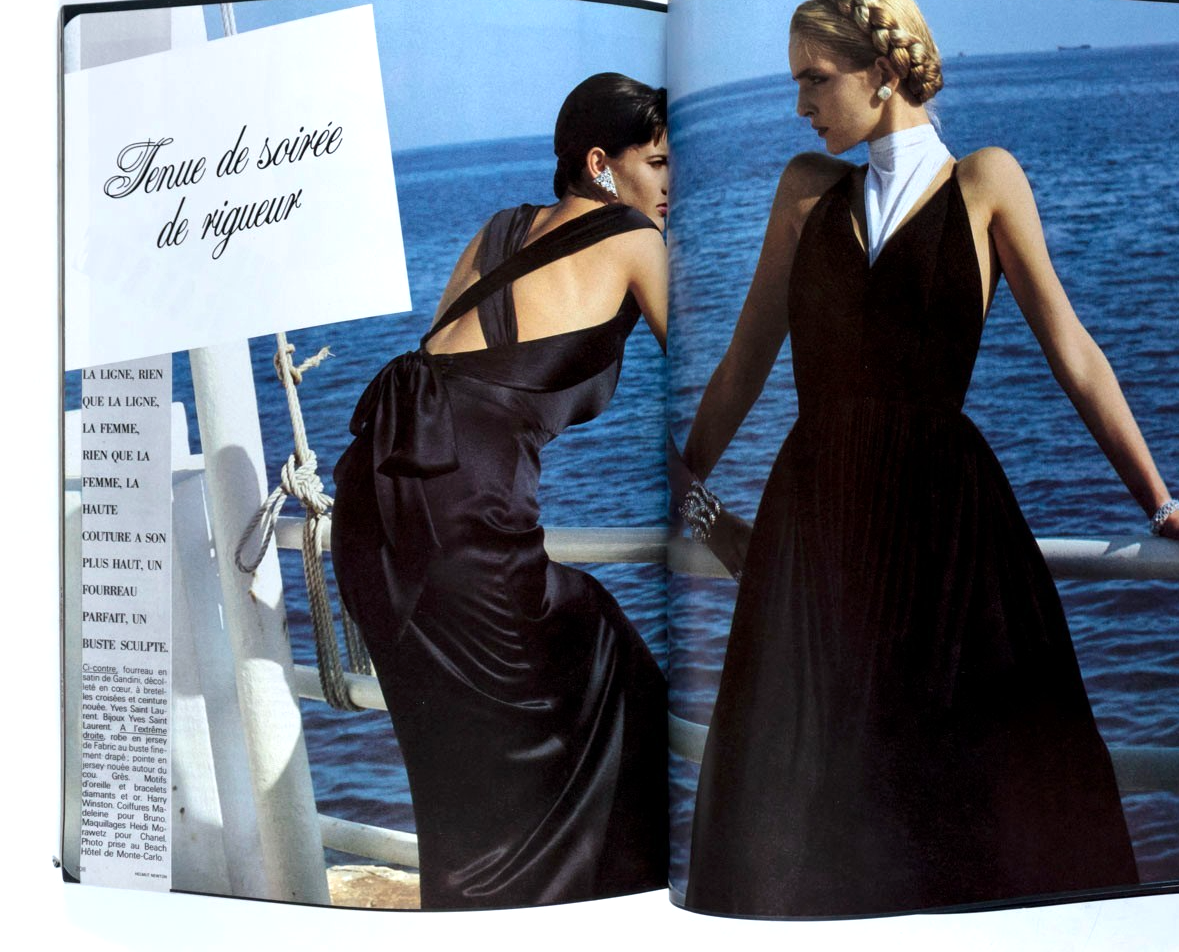 Brooke Shields HELMUT NEWTON Rampling FARRAH FAWCETT Paris Vogue November 1982