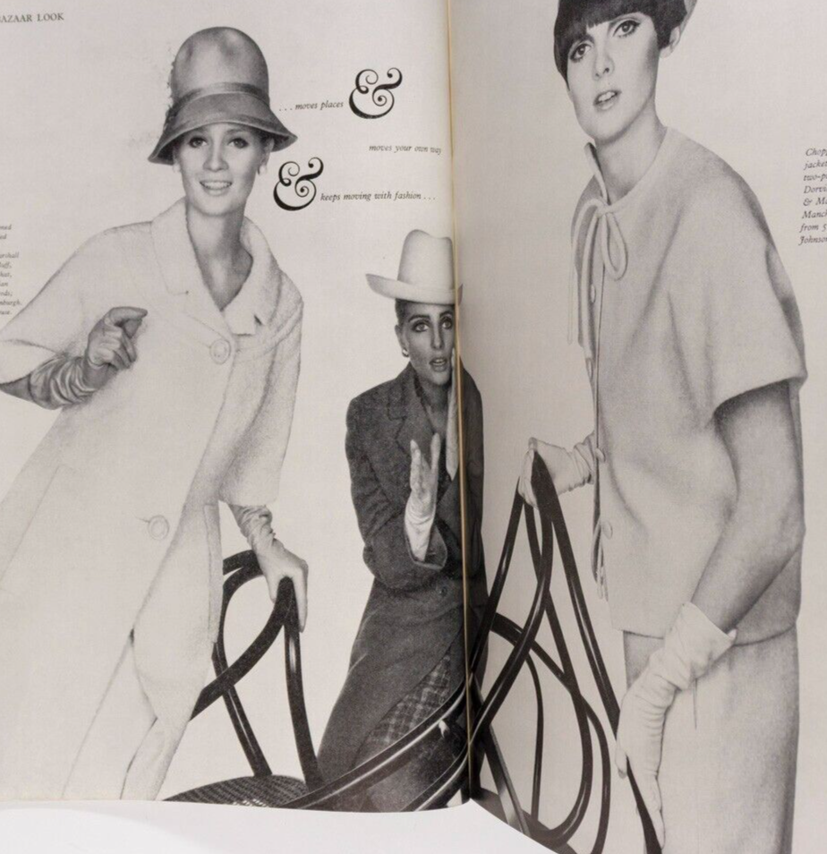 Celia Hammond JILL KENNINGTON Grace Coddington HARPERS Feb 1965 Melina Mercouri