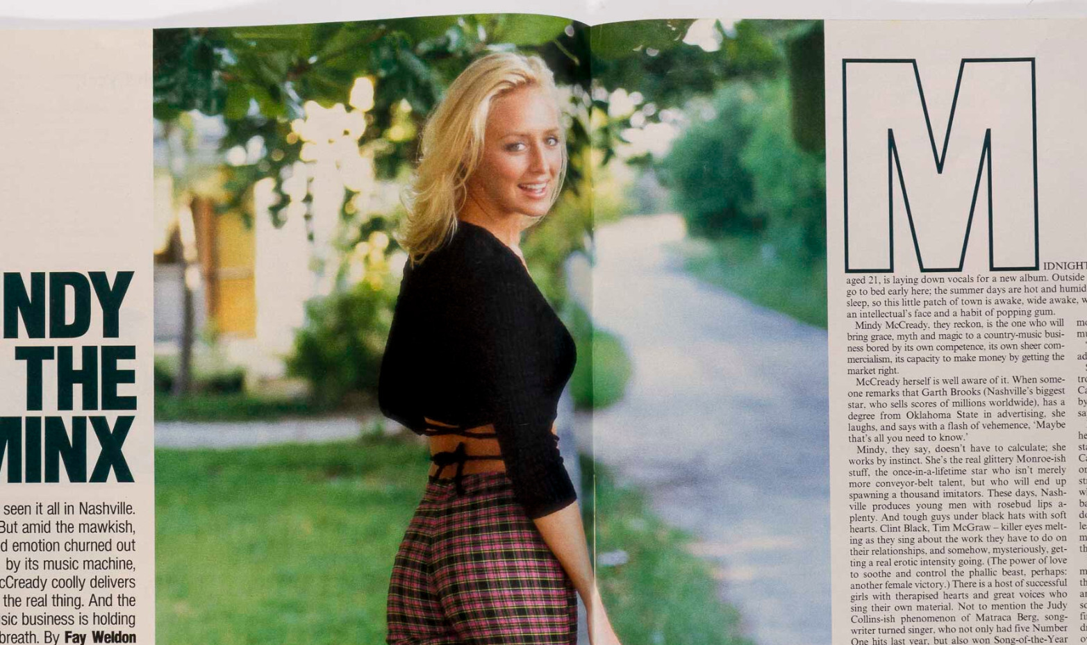 YOKO ONO John Lennon MARTHA STEWART Telegraph November 1997 Mindy McCready FAYED