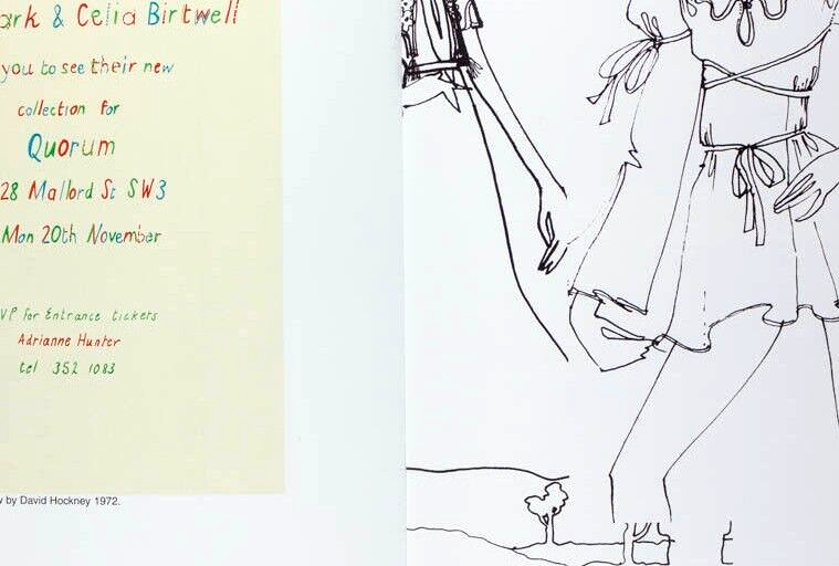 OSSIE CLARK Warrington Art Museum CELIA BIRTWELL fashion PATTIE BOYD Hockney vtg