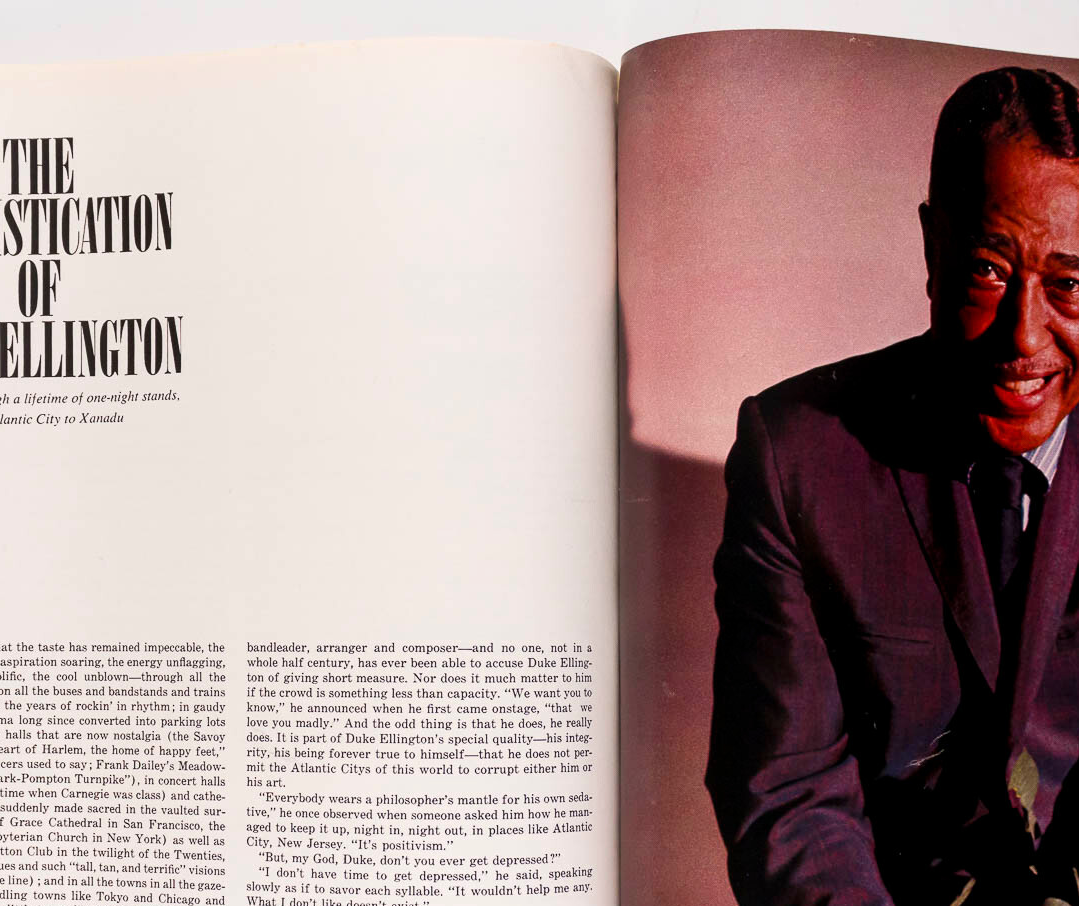 CLAUDIA CARDINALE Duke Ellington MICHAEL CAINE Esquire De 1966 Gabriel Pascalini