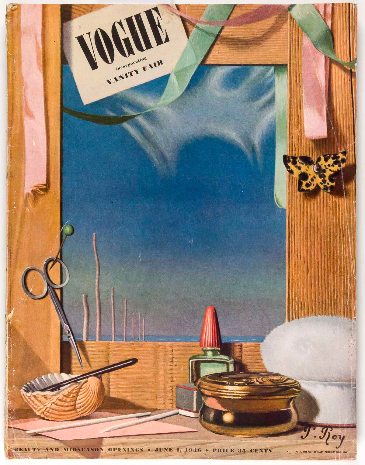 PIERRE ROY Patty Berg PARIS Dolores Del Rio RBW Guy Pene du Bois BALI Vogue 1936