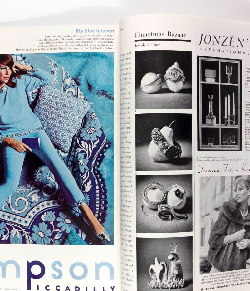 Brigitte Bauer RONAN O'CASEY Roman Polanski HARPERS Dec 1966 Skiwear HARDY AMIES