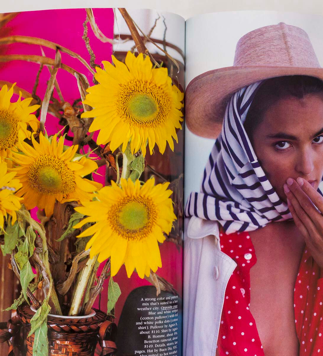 TAJANA PATITZ Talisa Soto BRUCE WEBER Vogue June 1989 Michael Keaton CARRE OTIS