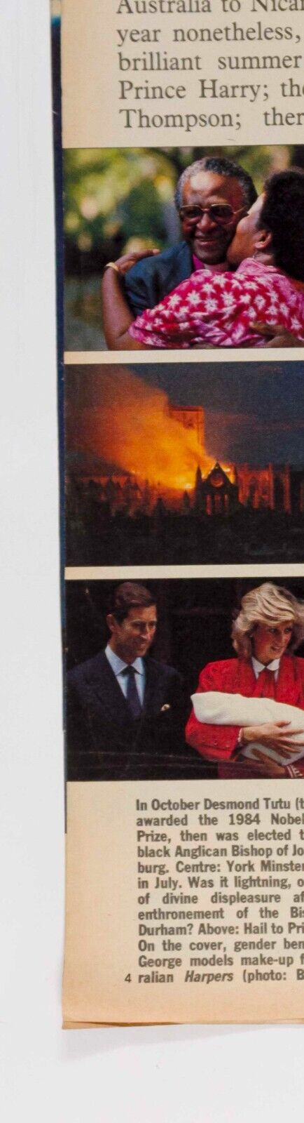 Boy George CULTURE CLUB Miners Strike BELFAST Princess Diana OBSERVER MAGAZINE