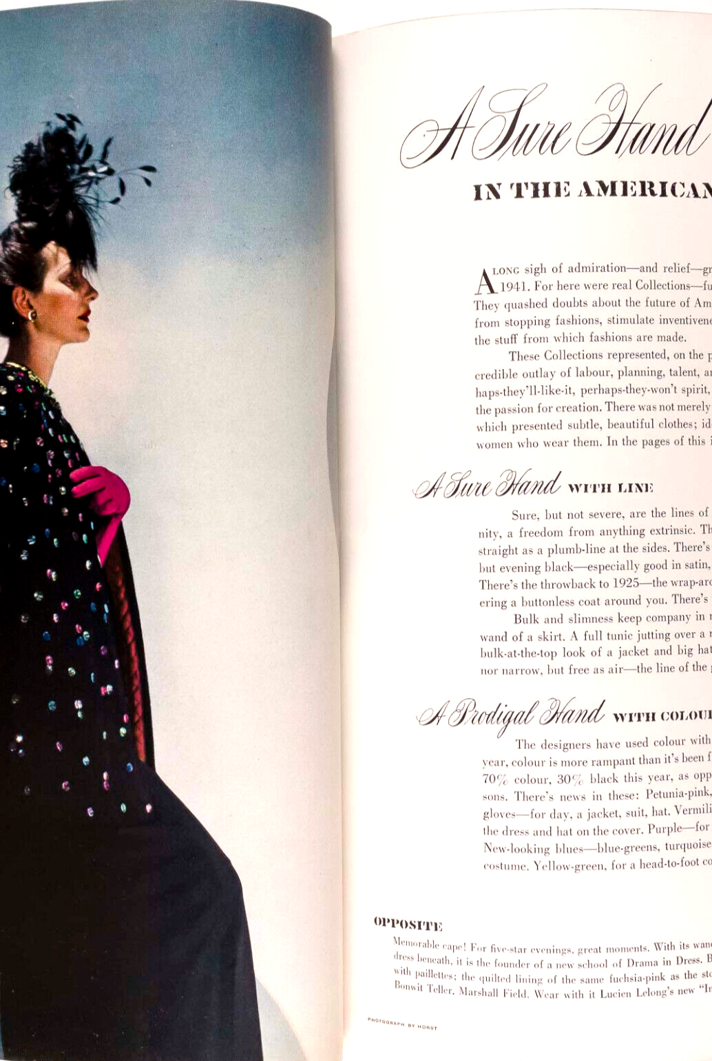 BETTY MCLAUCHLEN Horst DIANA COOPER Vogue 1941 Sept WW2 PROPAGANDA Carl Erickson