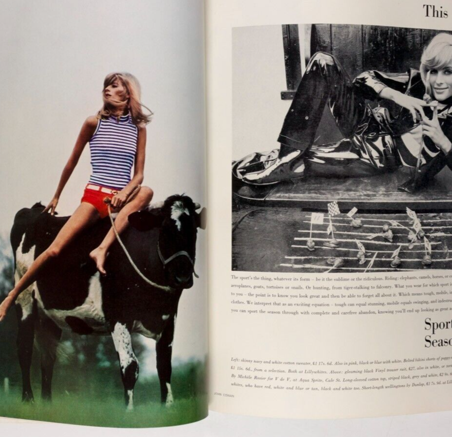 Jill Kennington MARGOT FONTEYN Charmian Campbell SARAH CRICHTON-STUART Harper's