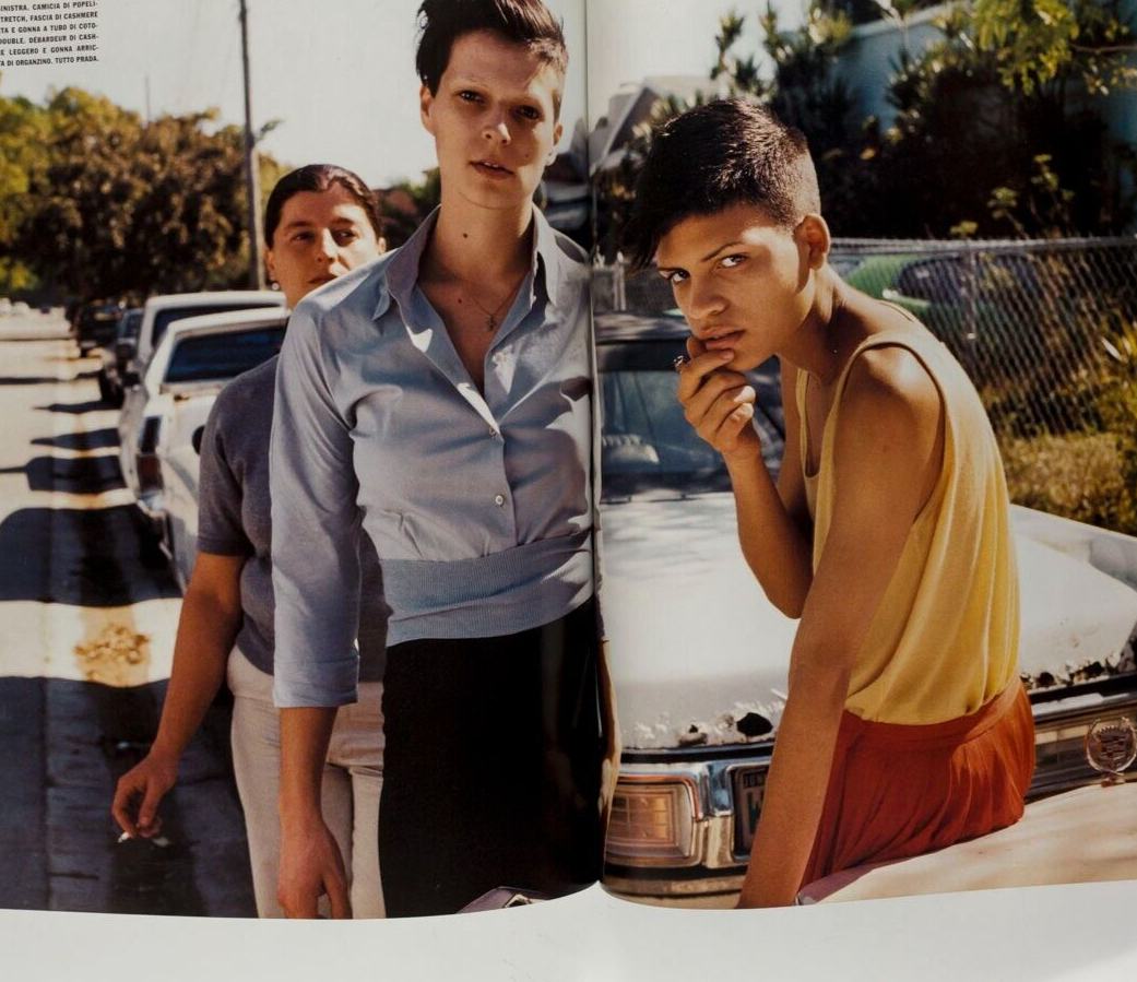 Hannelore Knuts JENNIFER GARNER Chiara Mastroianni VOGUE ITALIA 2001 Bruce Weber