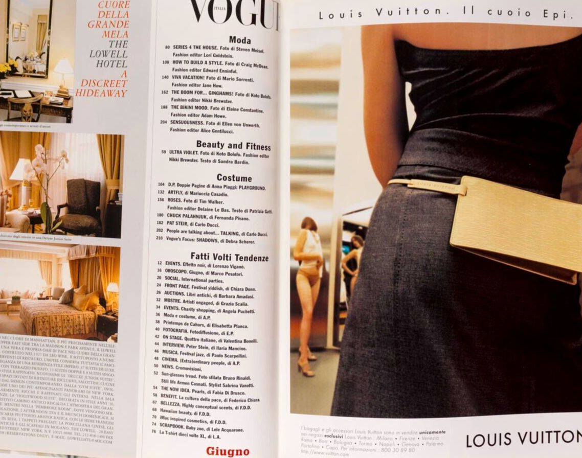 MALGOSIA BELA Jeisa Chiminazzo ELAINE CONSTANTINE Vogue Italia 2000 Tim Walker