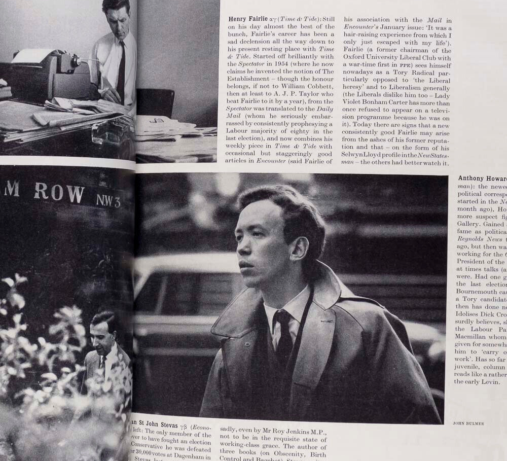 TERENCE DONOVAN Strippers JOHN BULMER Congo DAVID BAILEY About Town magazine '61