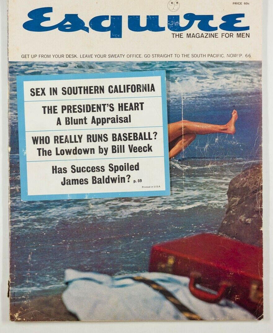 James Baldwin MALCOLM MUGGERIDGE Baseball BILL VEECK Hype card ESQUIRE magazine