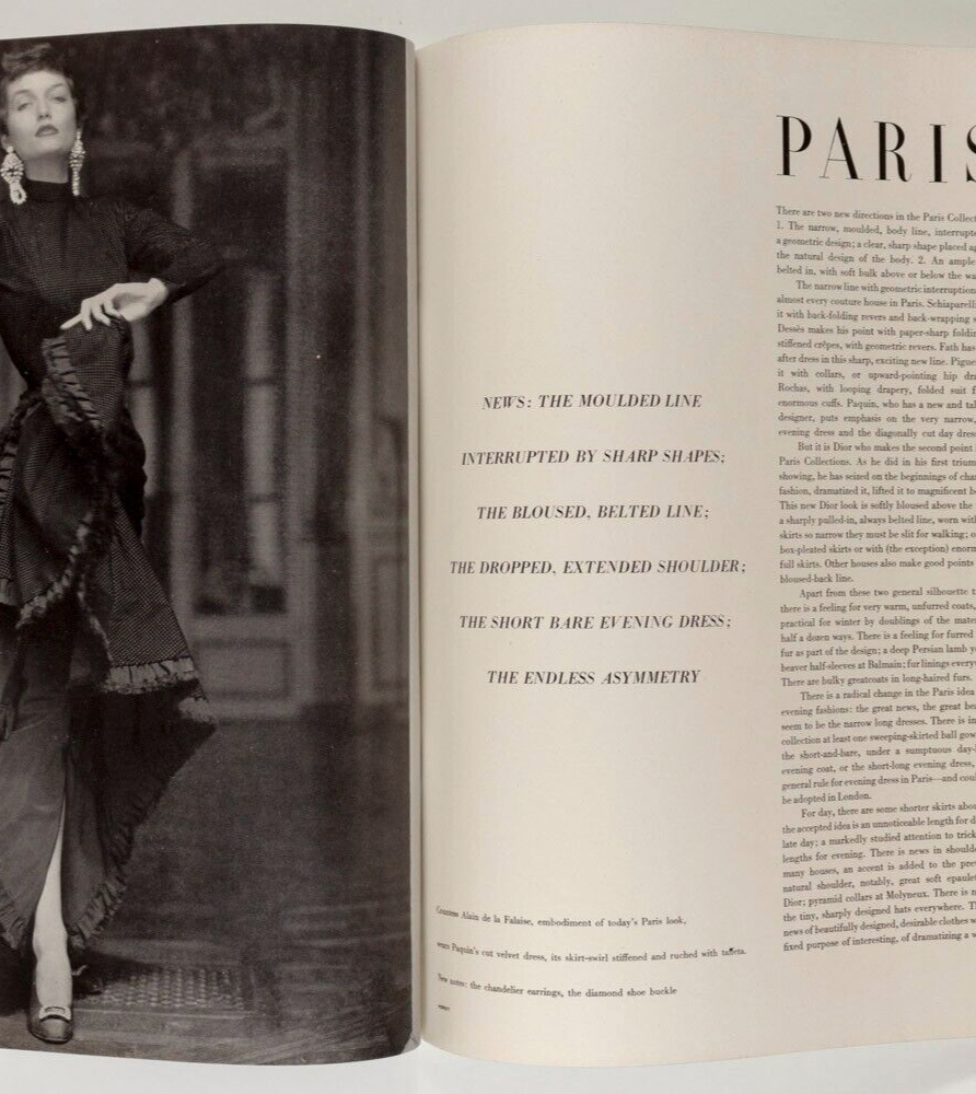 Mary Jane Russell RENE BOUCHE Lee Miller VOGUE October 1949 Margot Fonteyn HORST