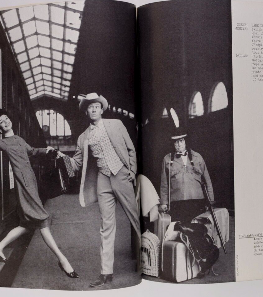 AUDREY HEPBURN Buster Keaton RICHARD AVEDON Paris Pursuit MEL FERRER vtg HARPERS