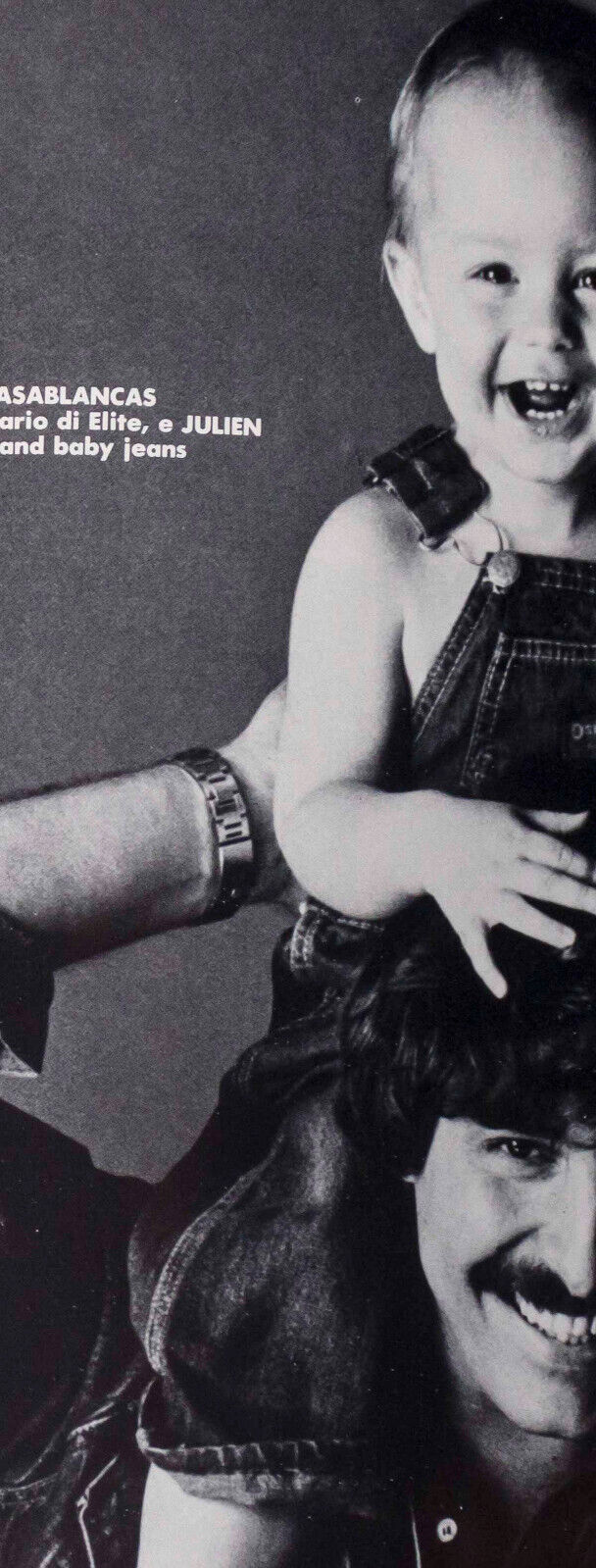 ANDY WARHOL Matt Dillon BRUCE WEBER Blue Denim Jeans ALDO FALLAI L'uomo Vogue 80