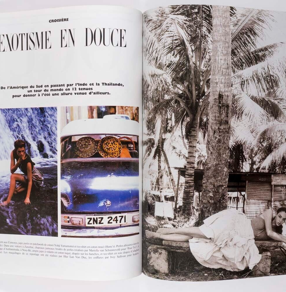 LINDA EVANGELISTA Yasmin Le Bon CHRISTY TURLINGTON Paris Vogue April 1988 Bijoux