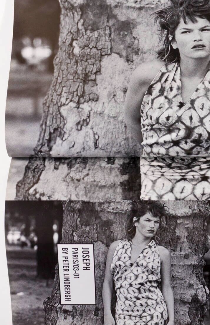 Unsmiling KAROLINA KURKOVA Two face VOGUE magazine May 2001 Tamara Rojo KORS vtg