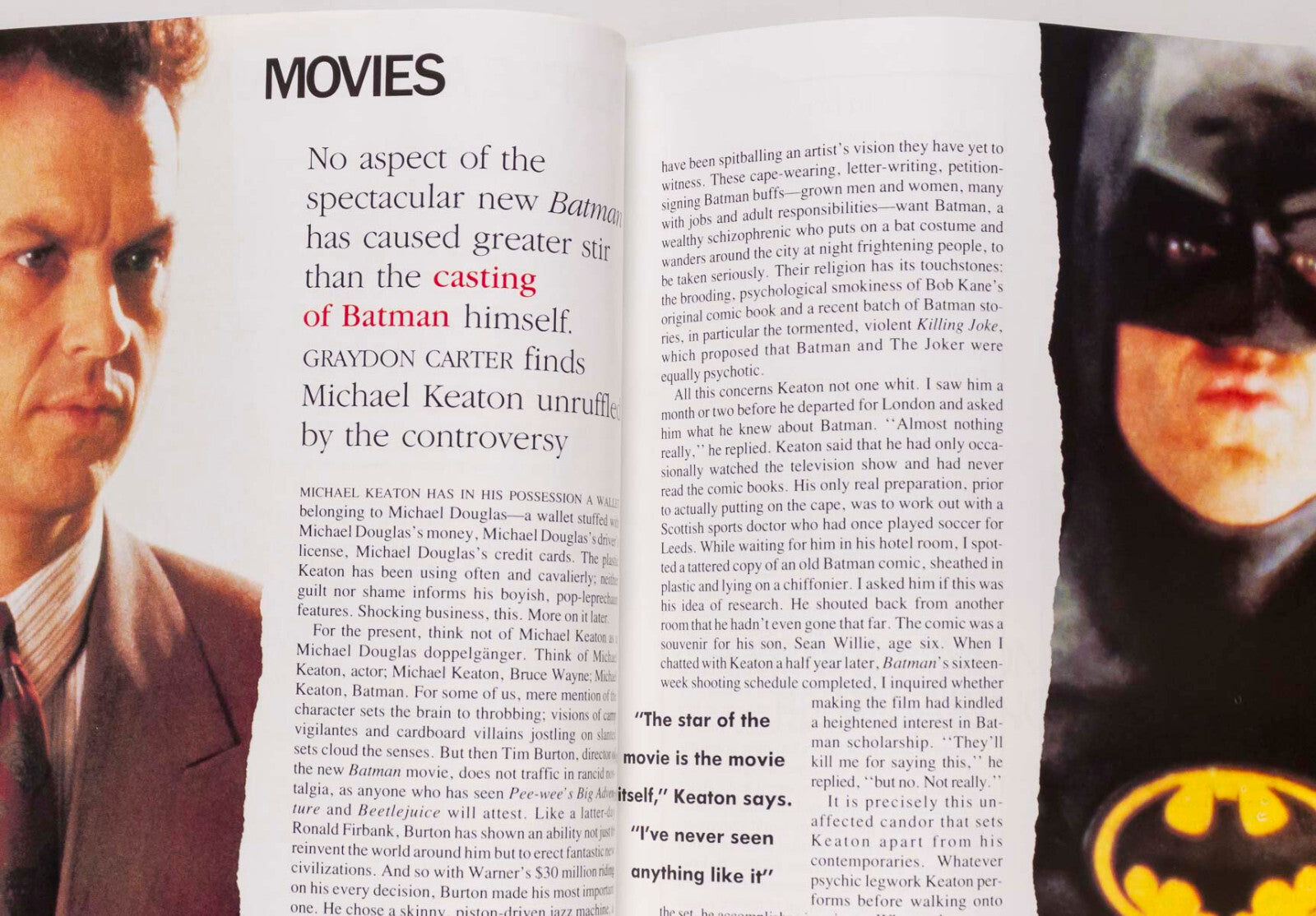 TAJANA PATITZ Talisa Soto BRUCE WEBER Vogue June 1989 Michael Keaton CARRE OTIS