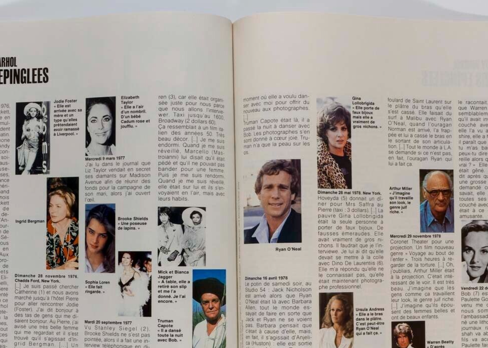 ANDY WARHOL Claire Dhelens INES DE LA FRESSANGE Lacroix YSL Adidas ELLE magazine