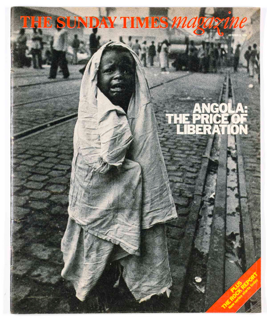 Angola DON McCULLIN Georgette Heyer BOB DYLAN Sunday Times magazine 1975 October