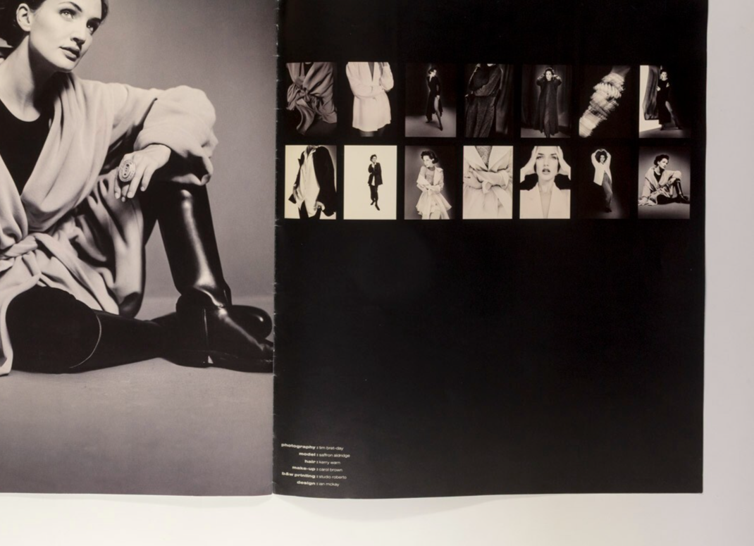SAFFRON ALDRIDGE Ian McKay TIM BRET-DAY vtg WALLIS W fashion catalogue 80s 90s