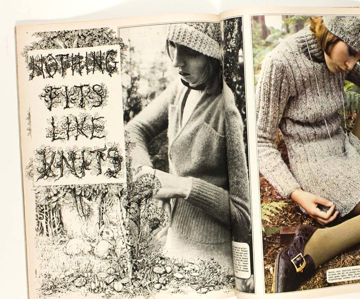 SARAH MOON Rudolf Nureyev OSSIE CLARK Maudie James BIBA Brighton HONEY magazine