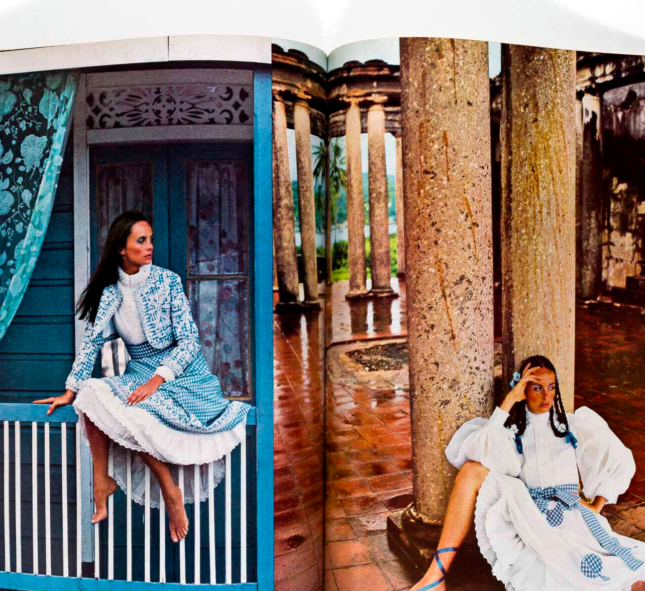 Maudie James NORMAN PARKINSON JeanLoup Sieff VOGUE October 1968 Katharine Ross