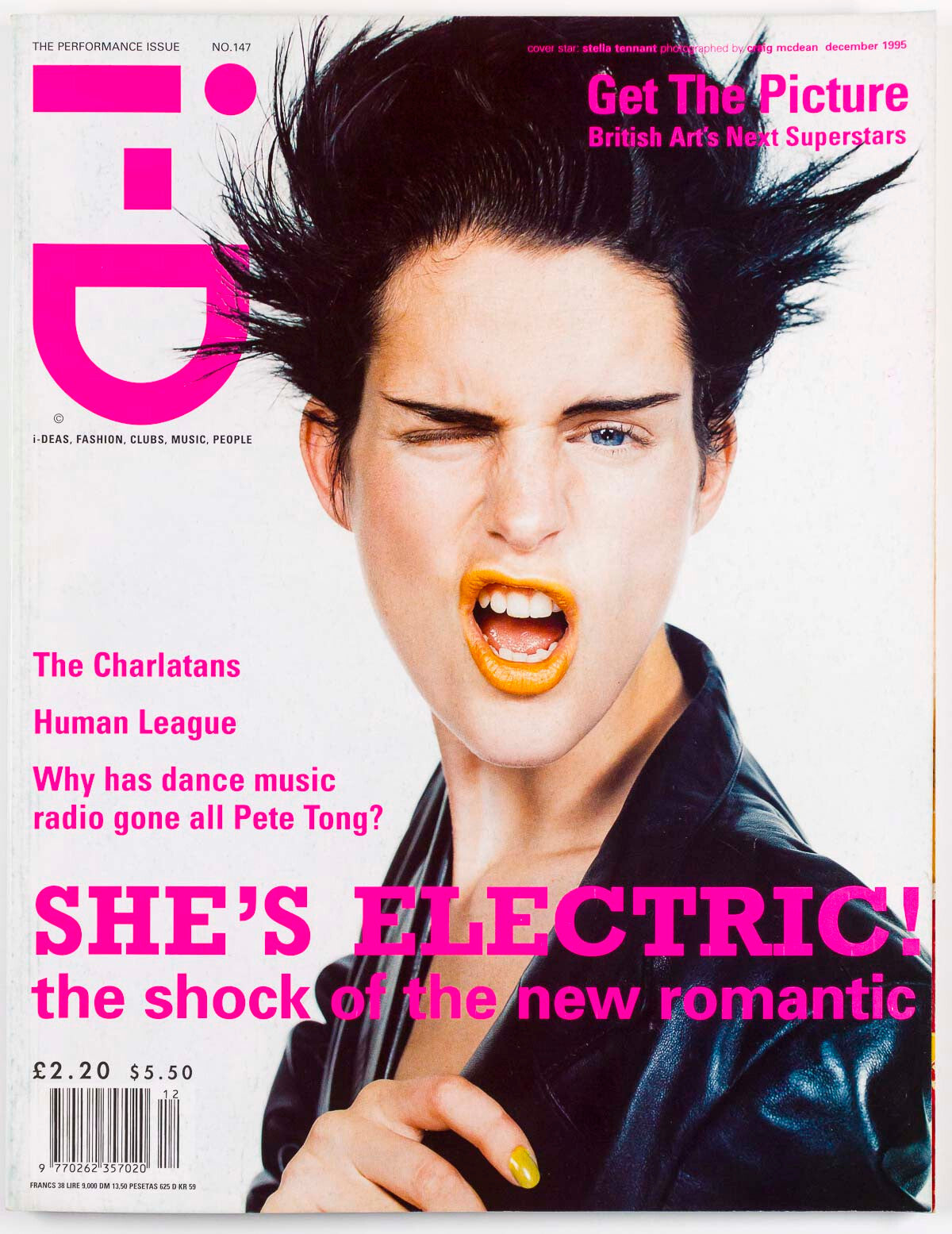 Stella Tennant CHARLATANS Human League DAVID SORRENTI Tracey Emin i-D magazine