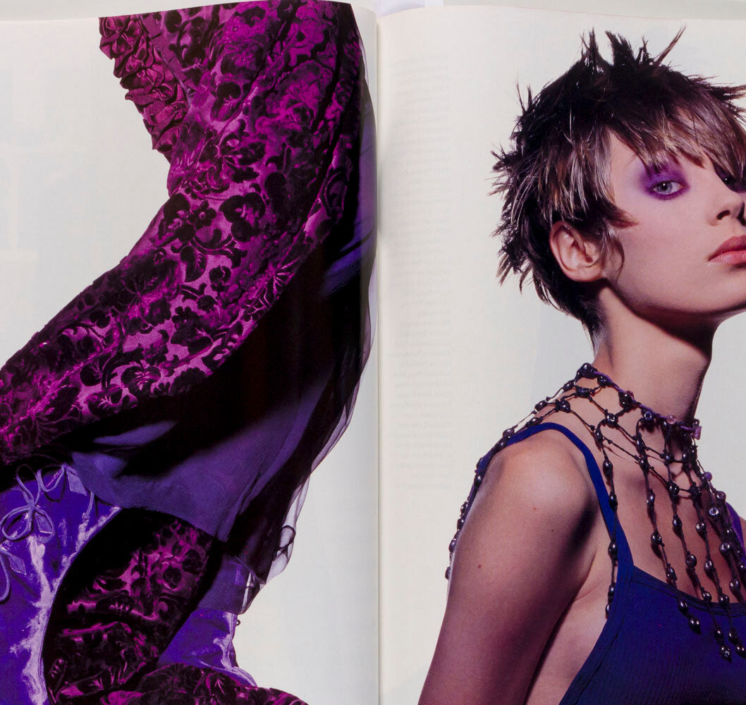 Kate Moss EMMA BALFOUR Vivienne Westwood HARPERS & QUEEN October 1993 David Sims