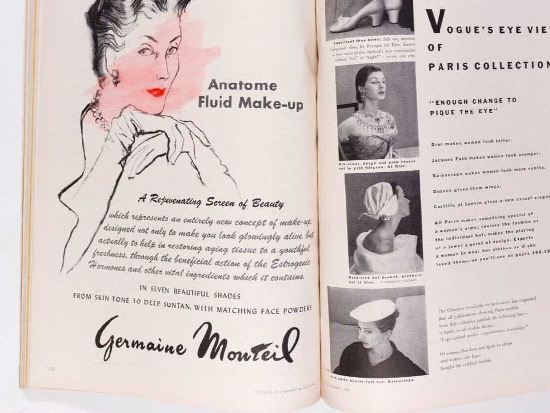 LISA FONSSAGRIVES Penn RENE BOUCHE Paris Italian US Collections BALENCIAGA Vogue