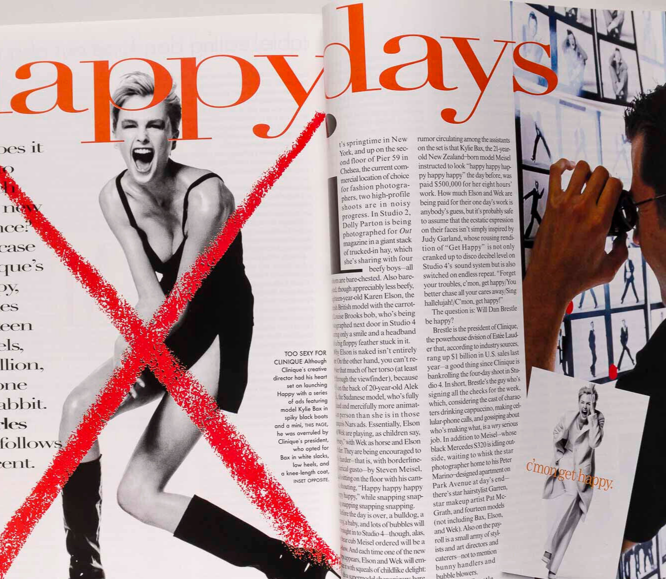 LINDA EVANGELISTA Bruce Weber CAROLYN MURPHY Vogue September 1997 Alek Wek JPG