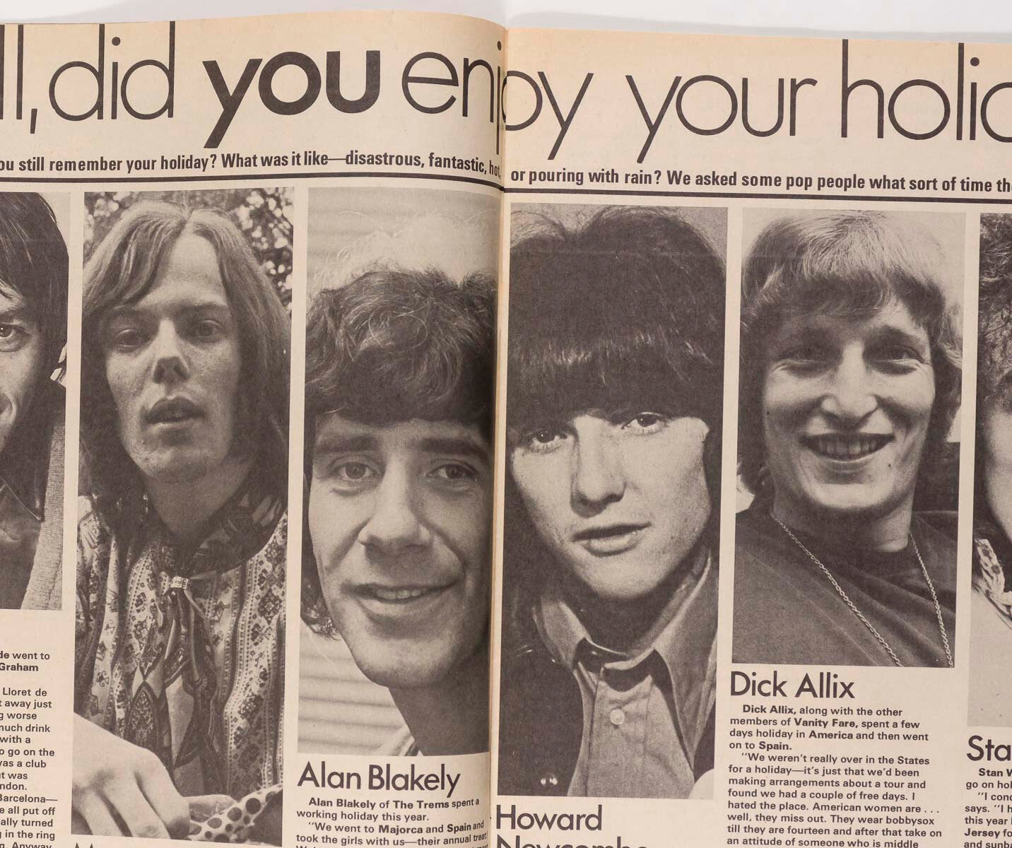 Dean Ford BARRY EVANS Leonard Nimoy GEORGE BEST Joe Dolan FABULOUS 208 magazine