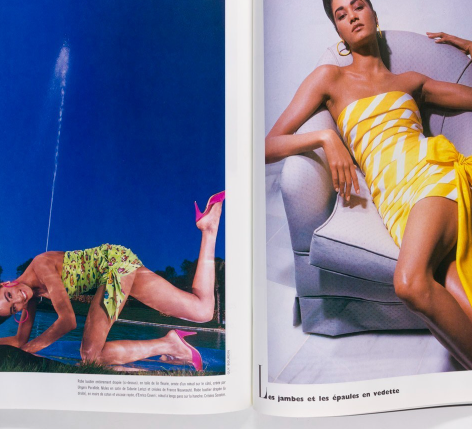 PRINCESS CAROLINE Guy Bourdin SARAH MOON Ellen Von Unwerth PARIS VOGUE June 1988