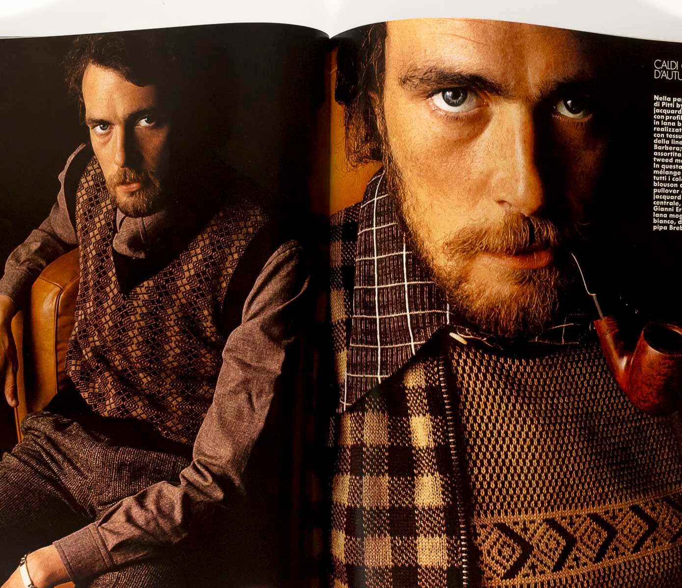 ROMAN POLANSKI Jasper Johns CANDY DARLING Toscani HELMUT BERGER L'uomo Vogue 70s