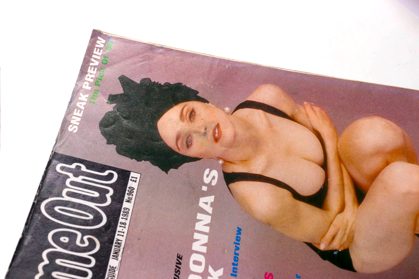 MADONNA Helen Mirren GLENN CLOSE Time Out January 1989 Madeleine Strindberg 960