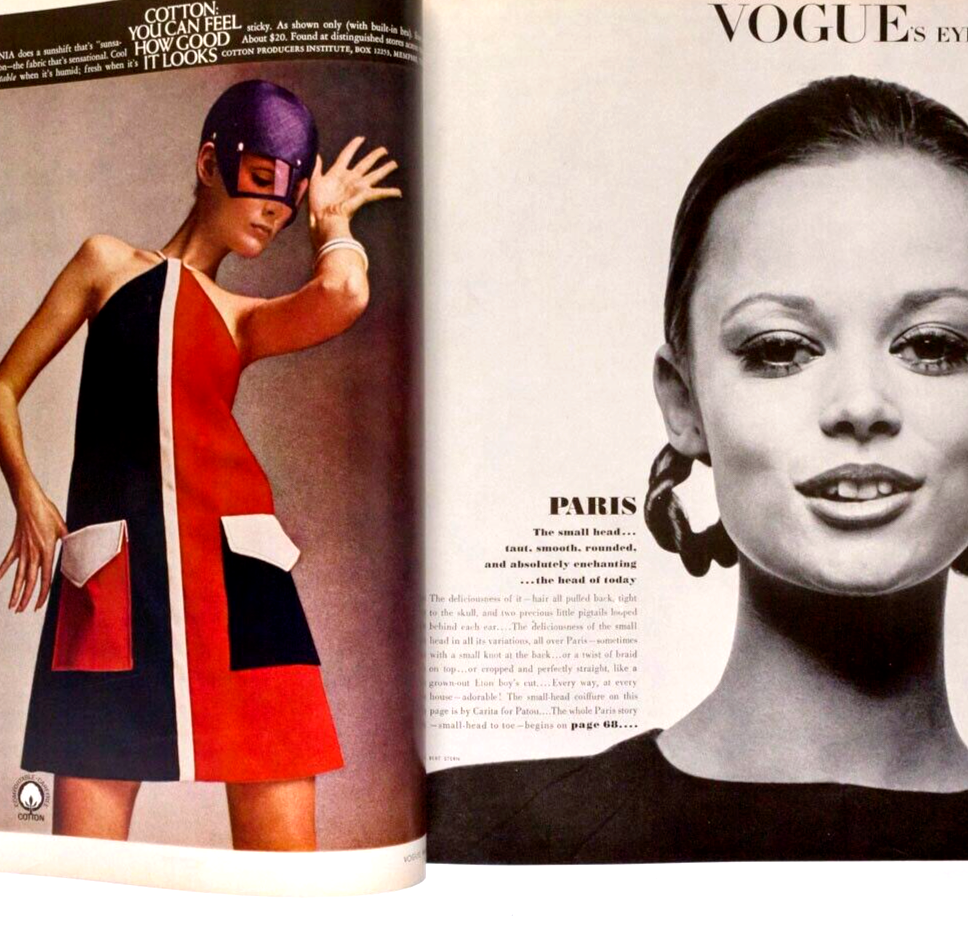Jean Shrimpton HALSTON Penati BERT STERN Barnett Newman PARIS COLLECTIONS Vogue