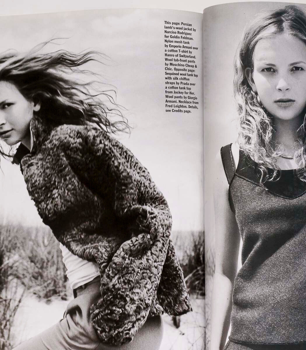 Bridget Hall KATE MOSS Guinevere Van Seenus ALLURE magazine 1997 Sep ASHLEY JUDD