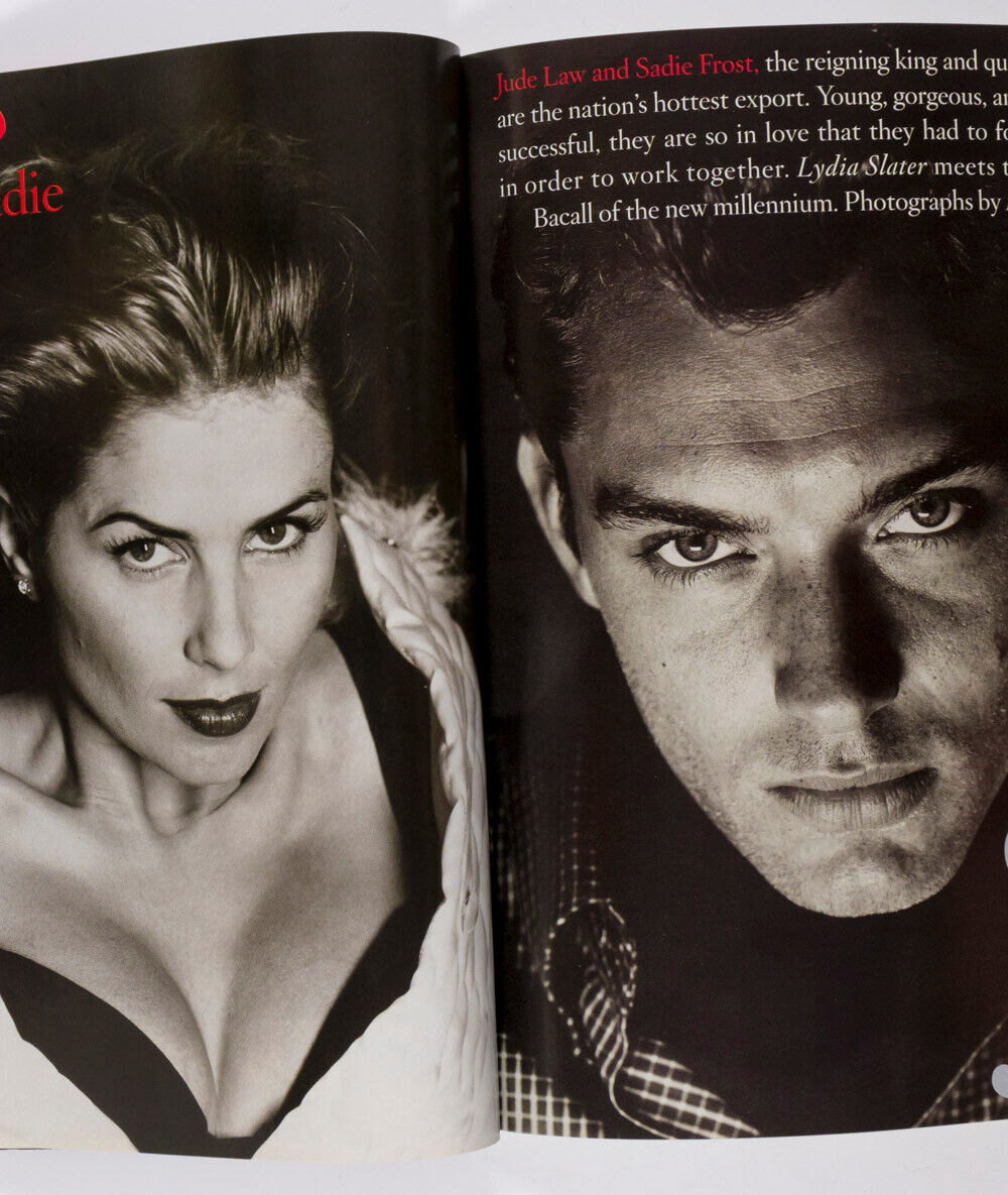 Jude Law SADIE FROST Jennifer Ehle DAVID BAILEY Ian Fleming UK HARPER'S & QUEEN