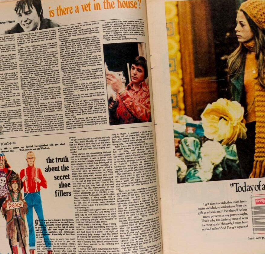 Barry Evans JACK WILD Osmonds JACKIE magazine 1970 James Stacy WAYNE MAUNDER Mud