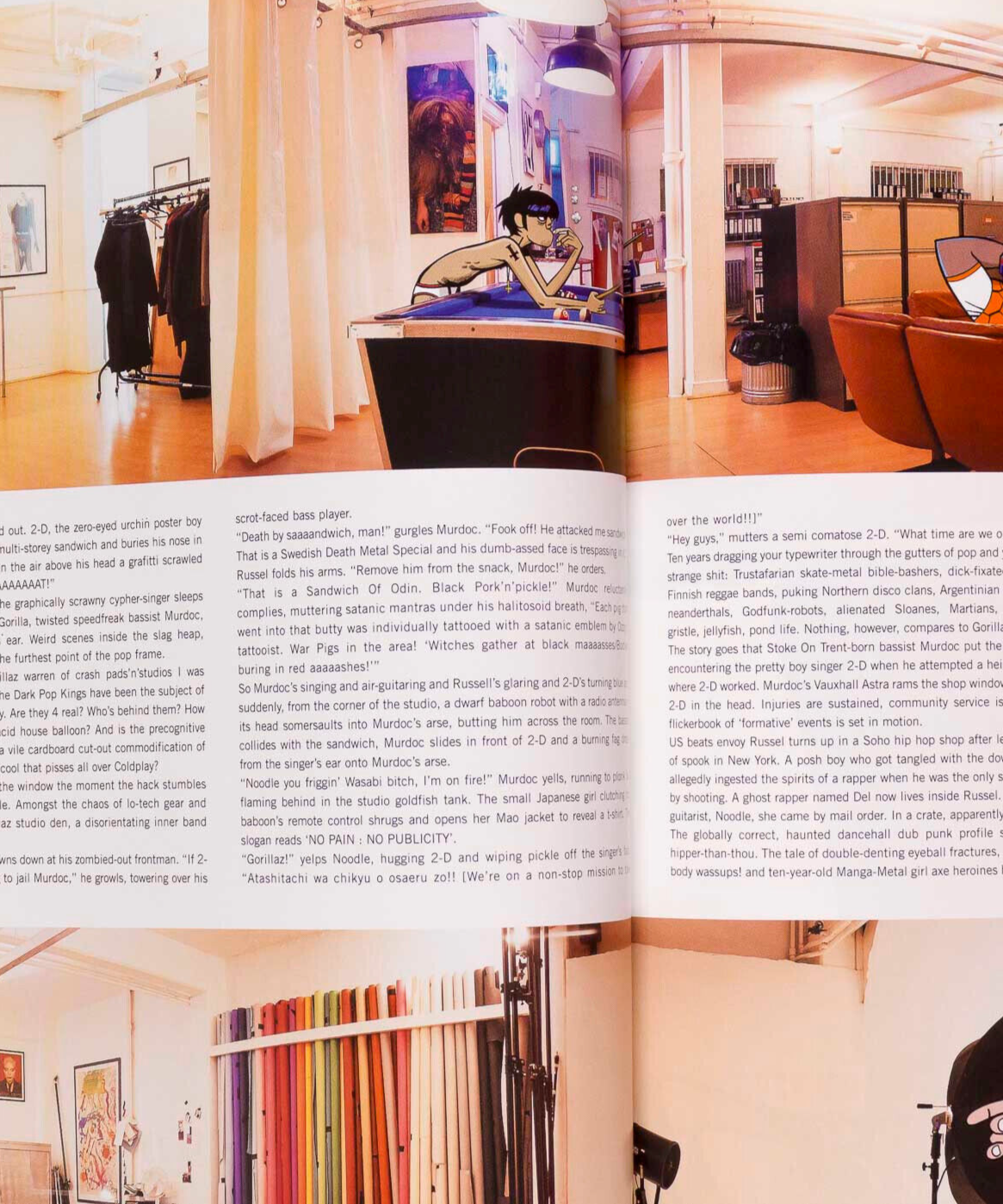 GORILLAZ 1st interview ! Jamie Hewlett DAMON ALBARN Jane Birkin DAZED & CONFUSED