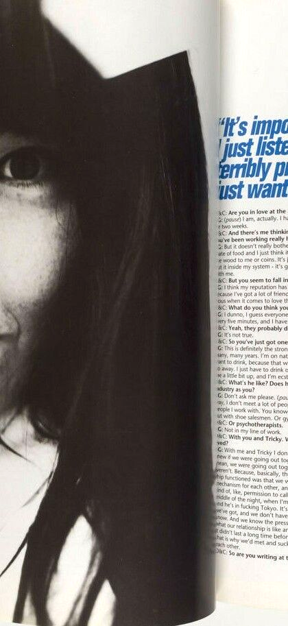 Bjork KYLIE Rei Kawakubo DAZED & CONFUSED December 1995 UNKLE Donna Trope # 16